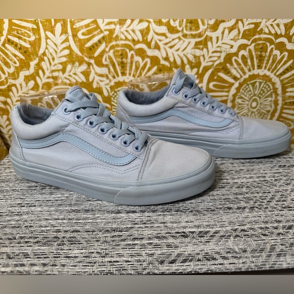 Vans Shoes - Old Skool Pastel Mono Shoe “Dusty Blue” size Women’s 9.5/Men’s 8